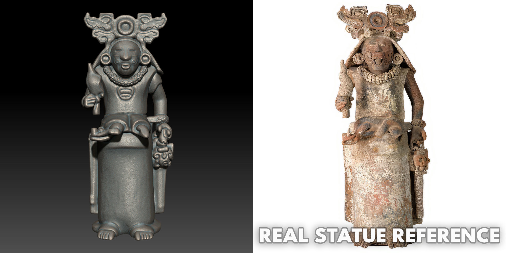 Ancient Mayan Statue Collection 241227 _4