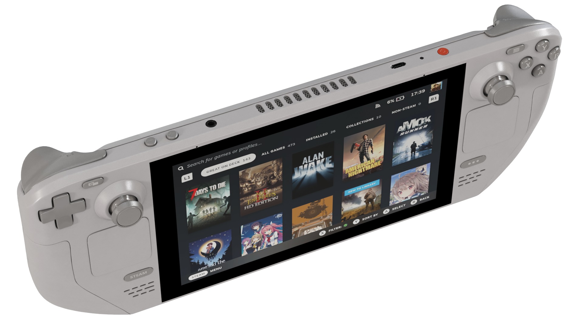 Steam Deck - Base and Limited Edition 3D model_7