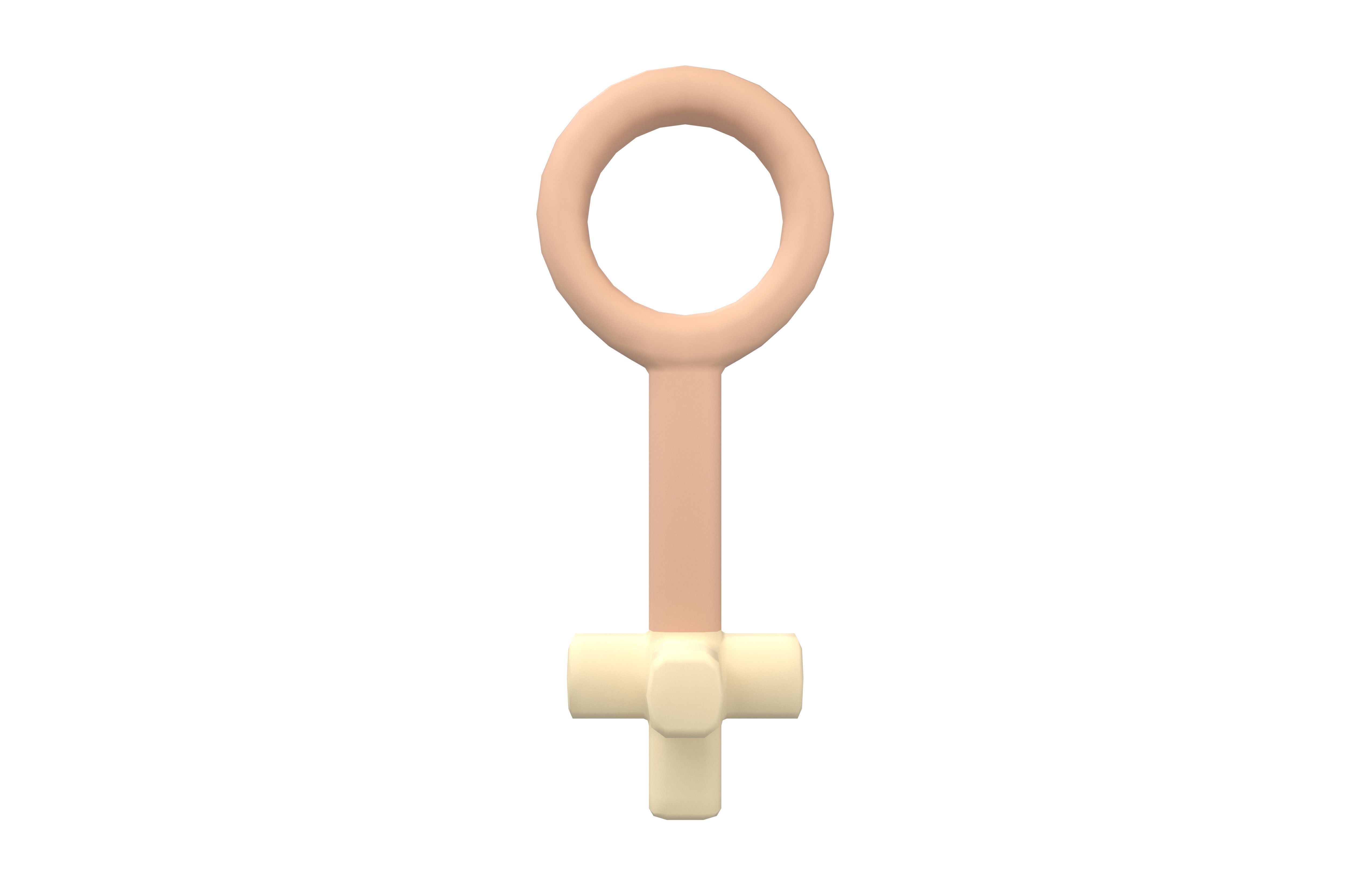 Key V2 003 Low-poly 3D model_2