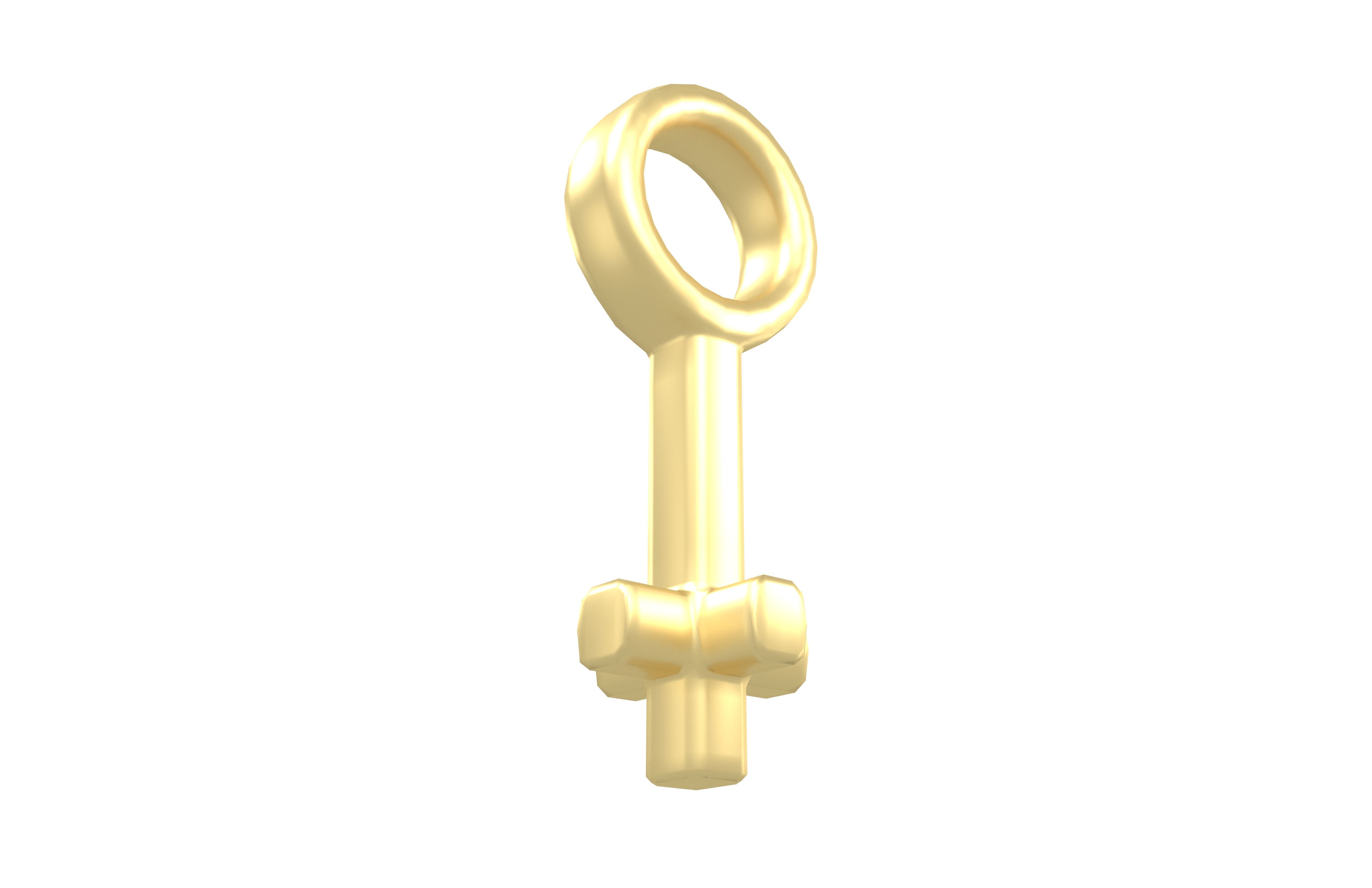 Key V2 004 Low-poly 3D model_3