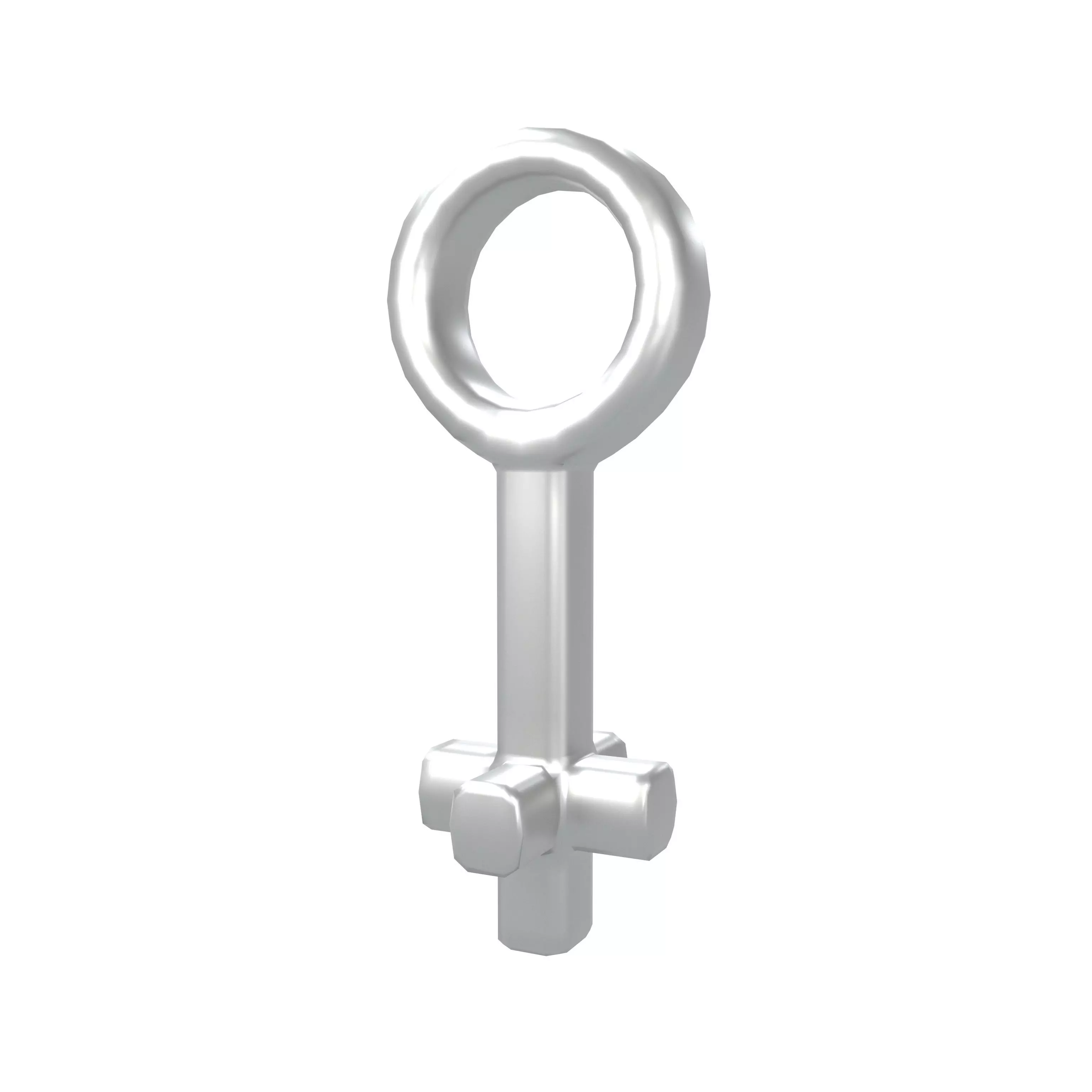 Key V2 005 Low-poly 3D model_0