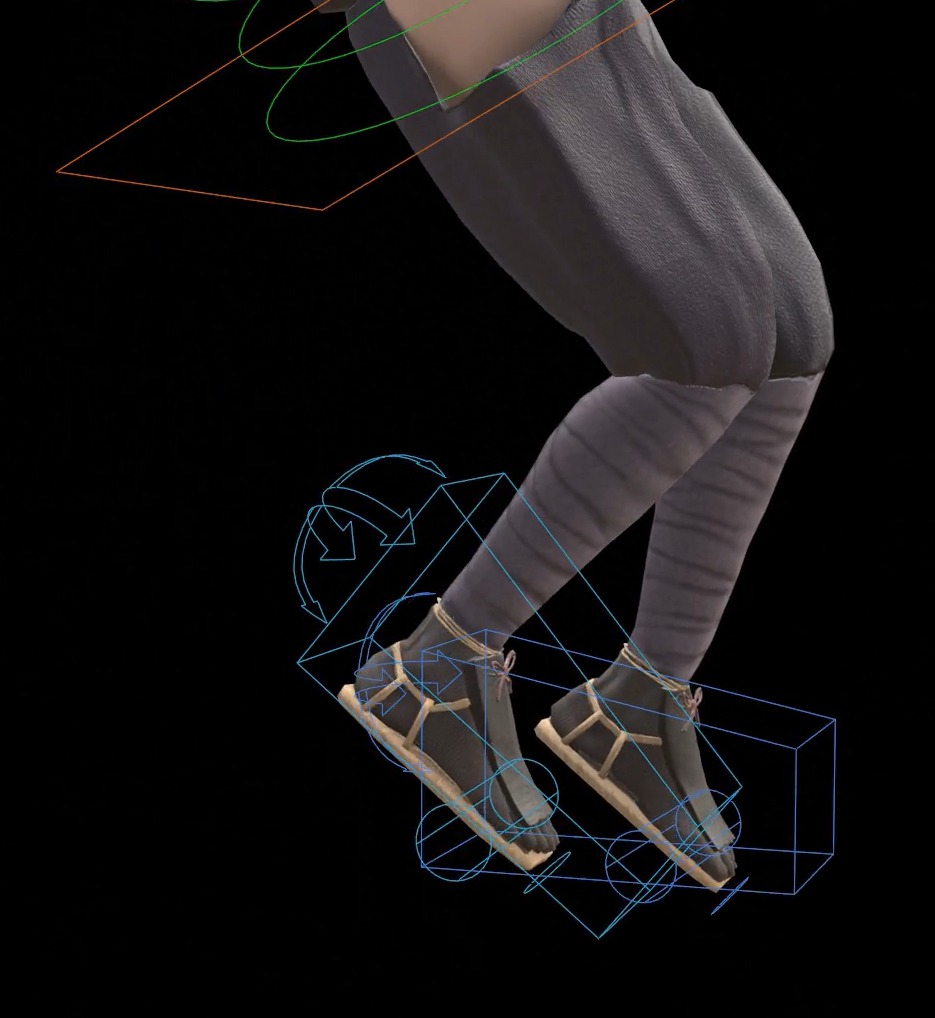 Ayame Tenchu Game Ready Rigged 3D Character Low-poly 3D model_14