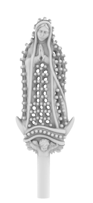 Medalla Virgen Guadalupe  Virgin Guadalupe 3D print model_1