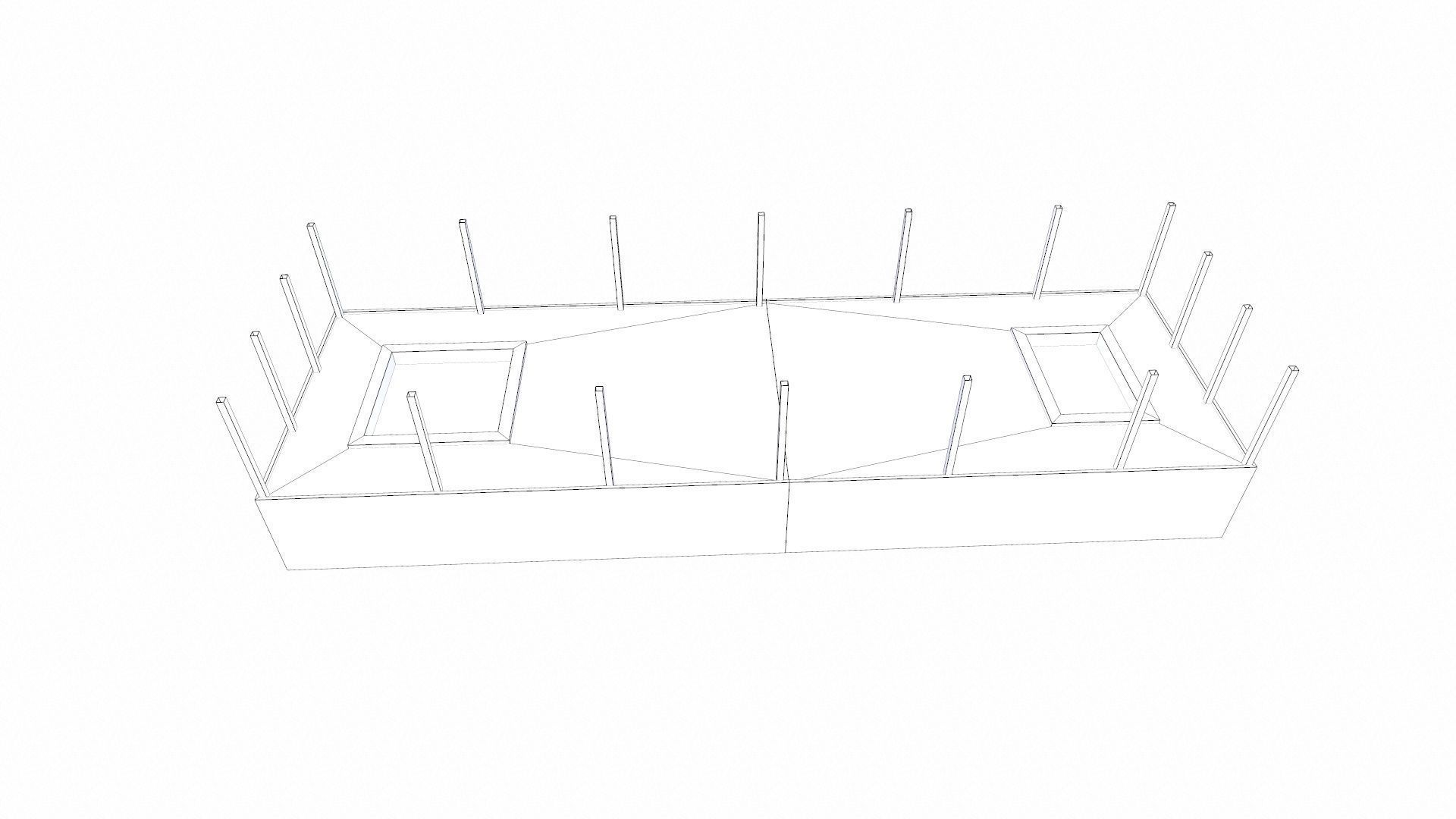 Under Construction Building Low-poly 3D model_7