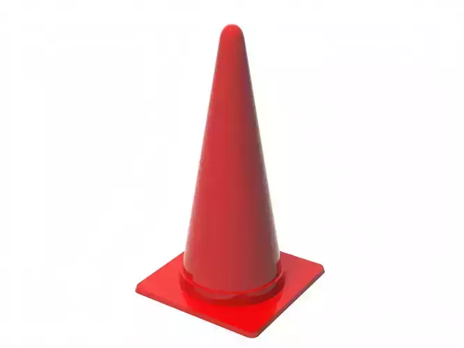 Road cones Free 3D model