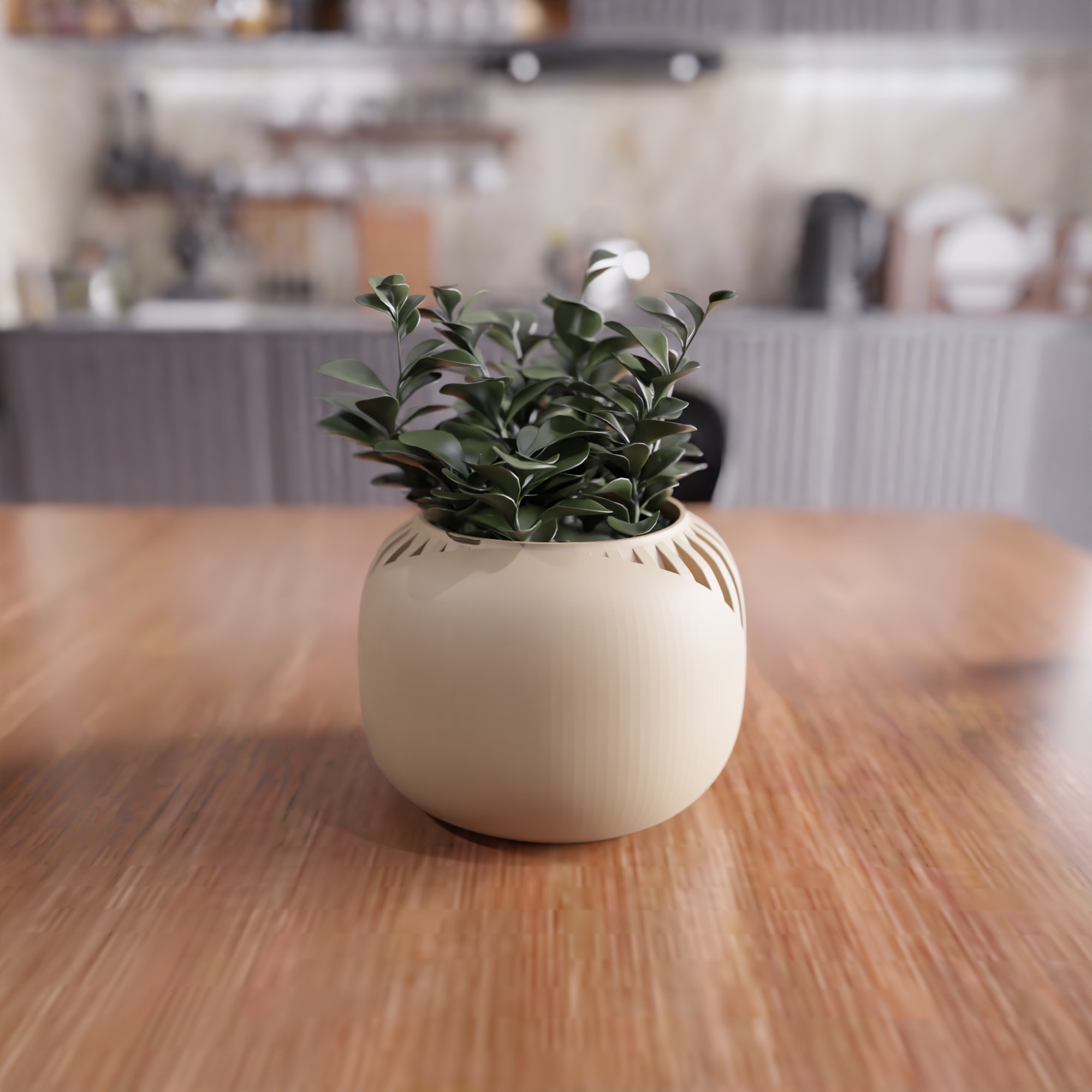 Decorative Small Flower Pot - 398 3D print model_6