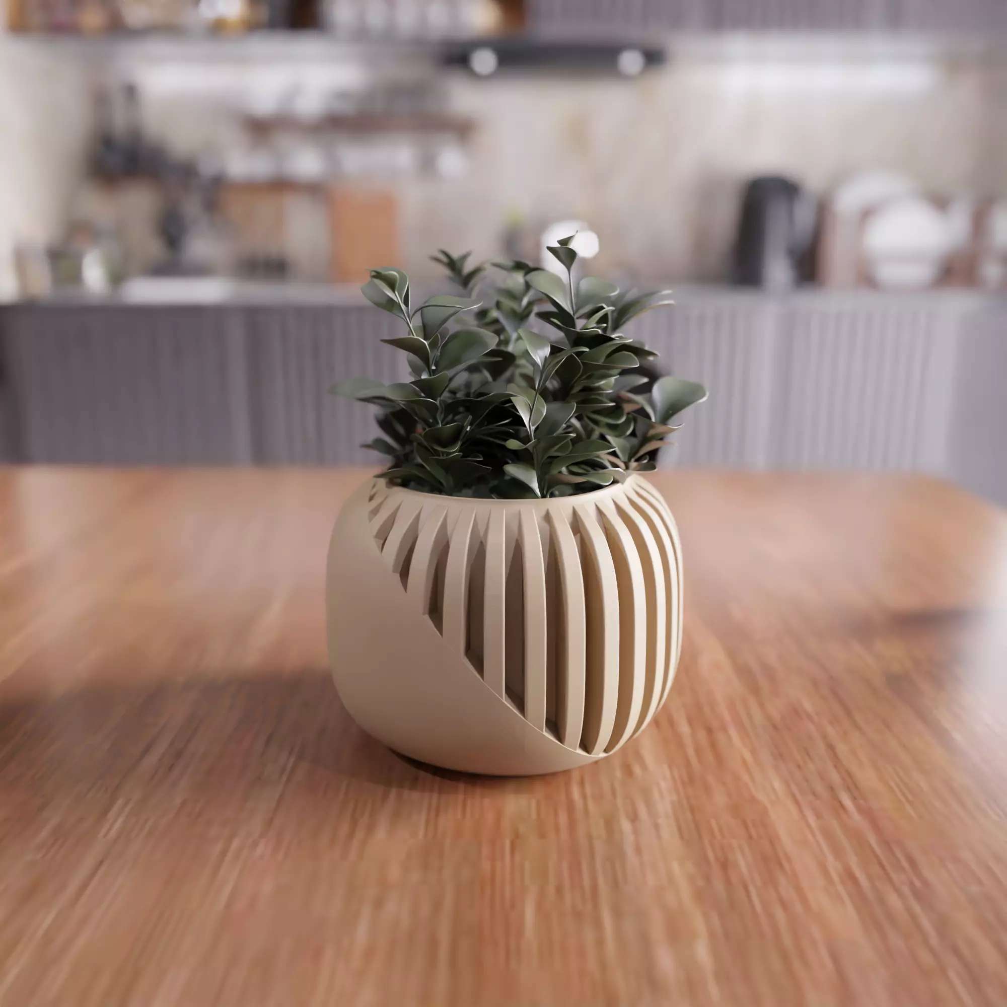 Decorative Small Flower Pot - 398 3D print model_0