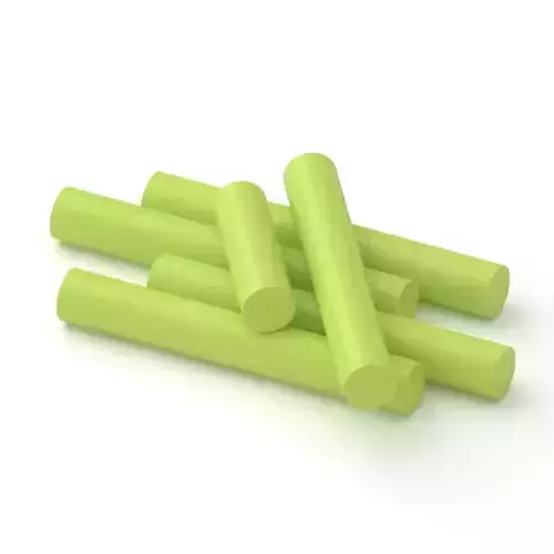 Green Chalk Sticks 3D model