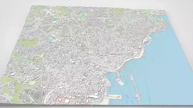 Cityscape Catania Sicily Italy