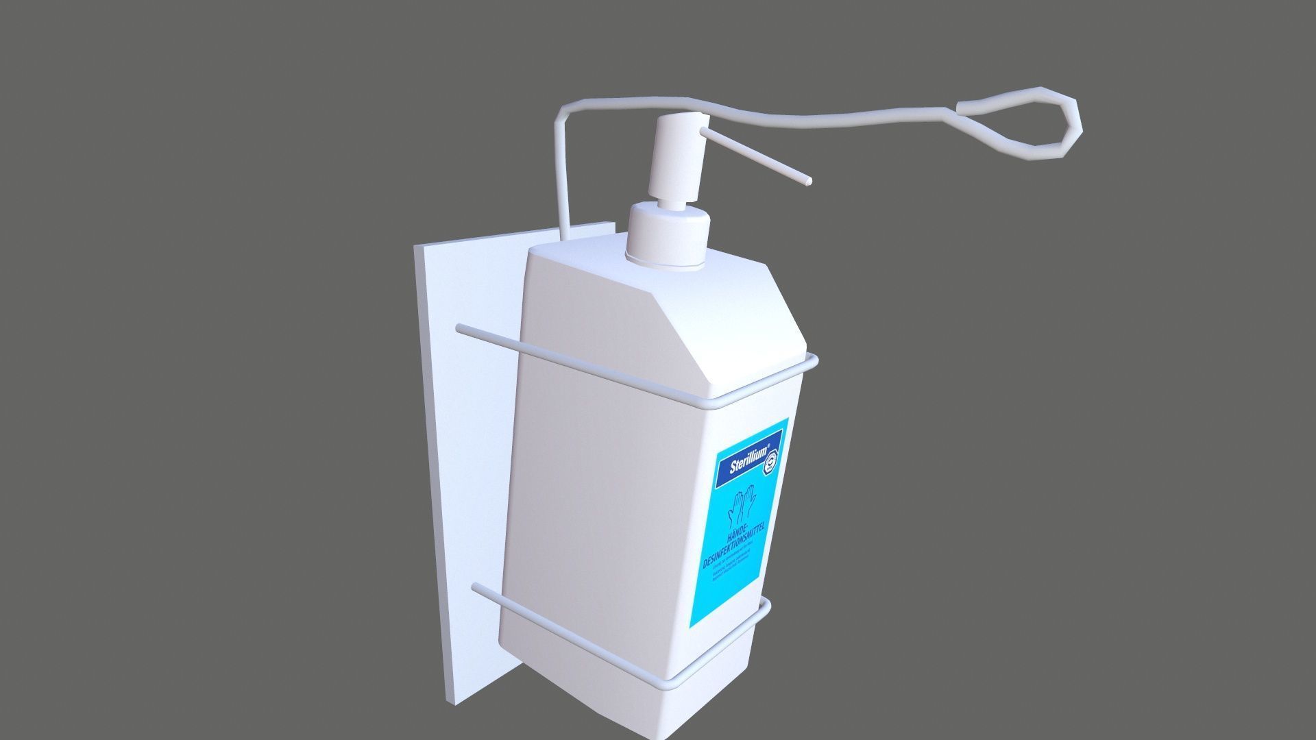 Sanitizer Low-poly 3D model_5