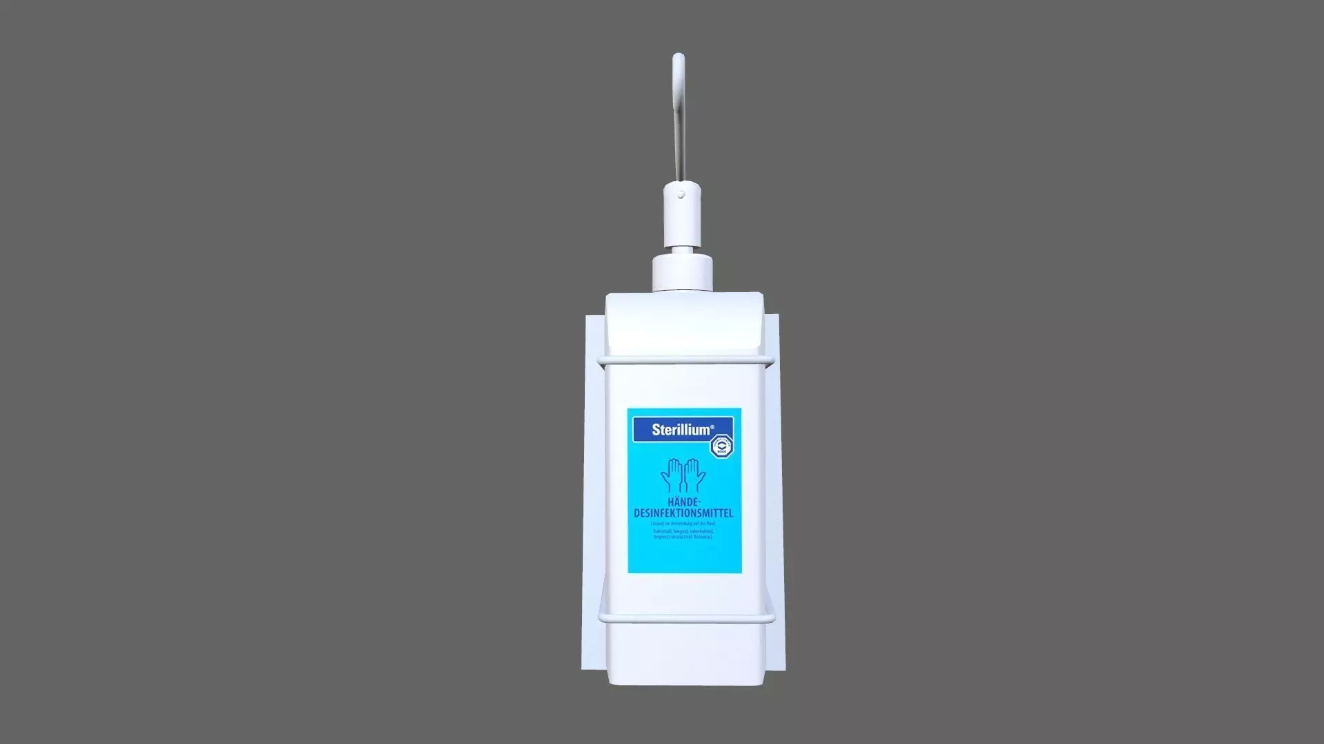Sanitizer Low-poly 3D model_0