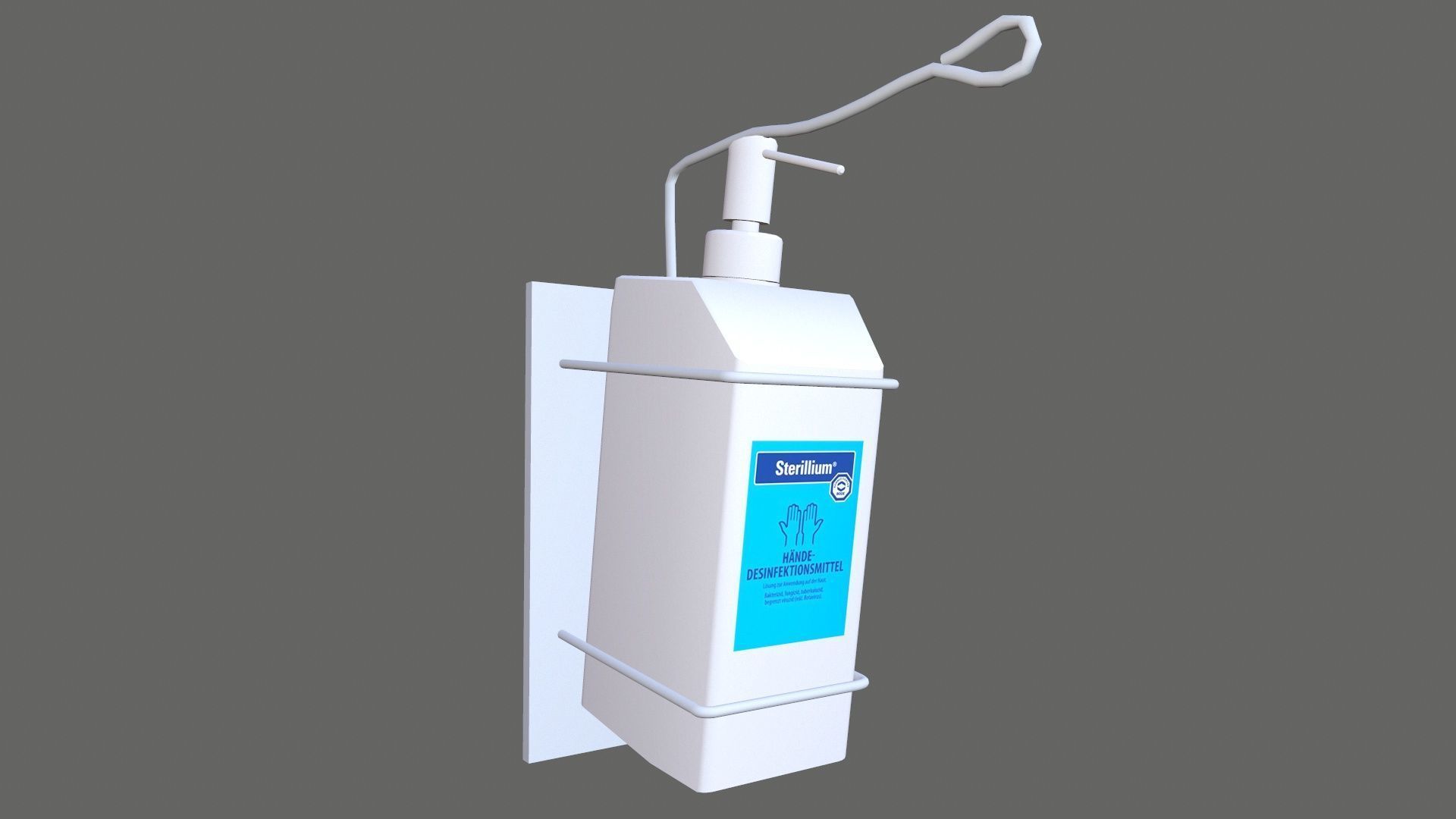 Sanitizer Low-poly 3D model_2