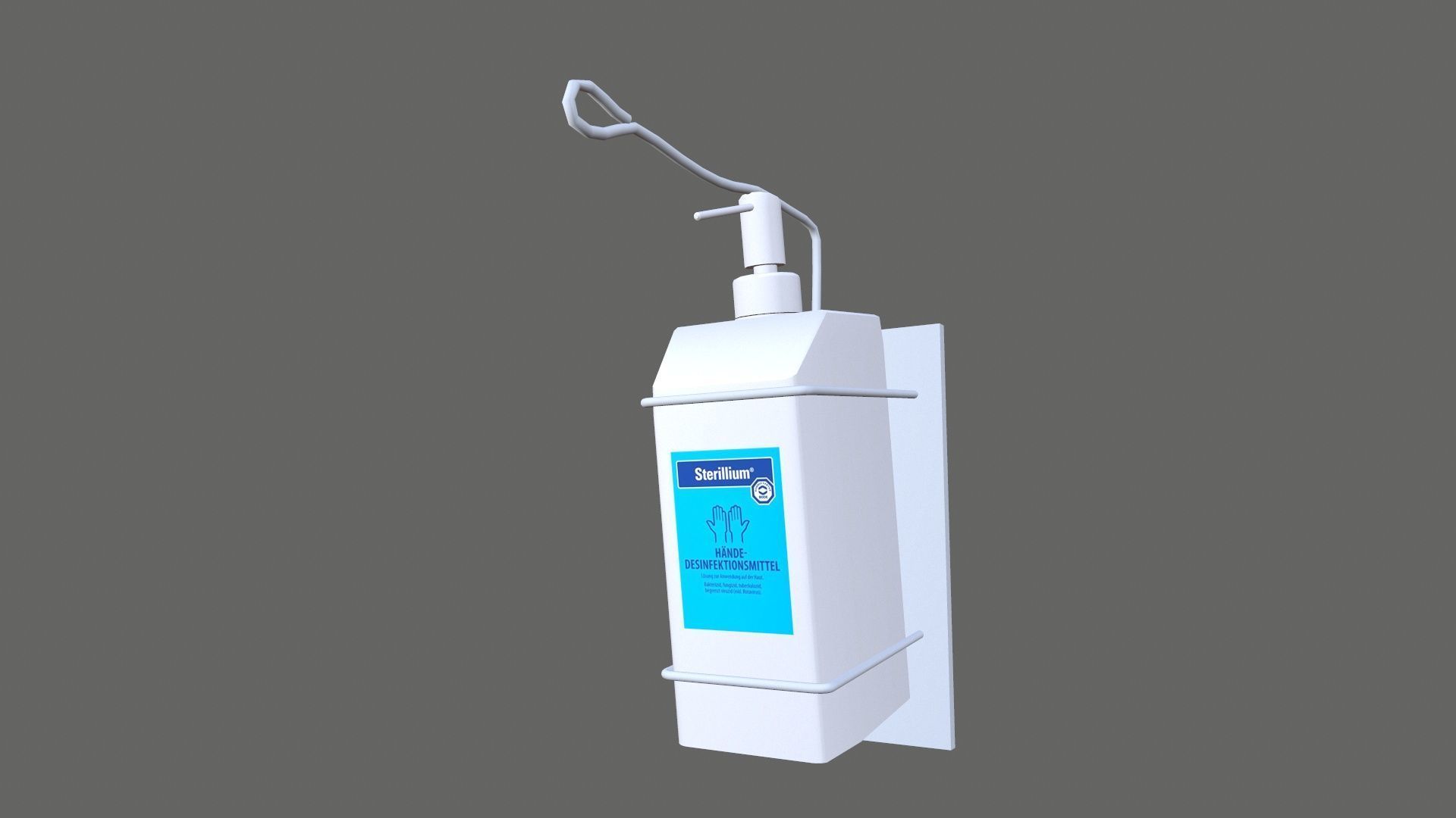 Sanitizer Low-poly 3D model_3