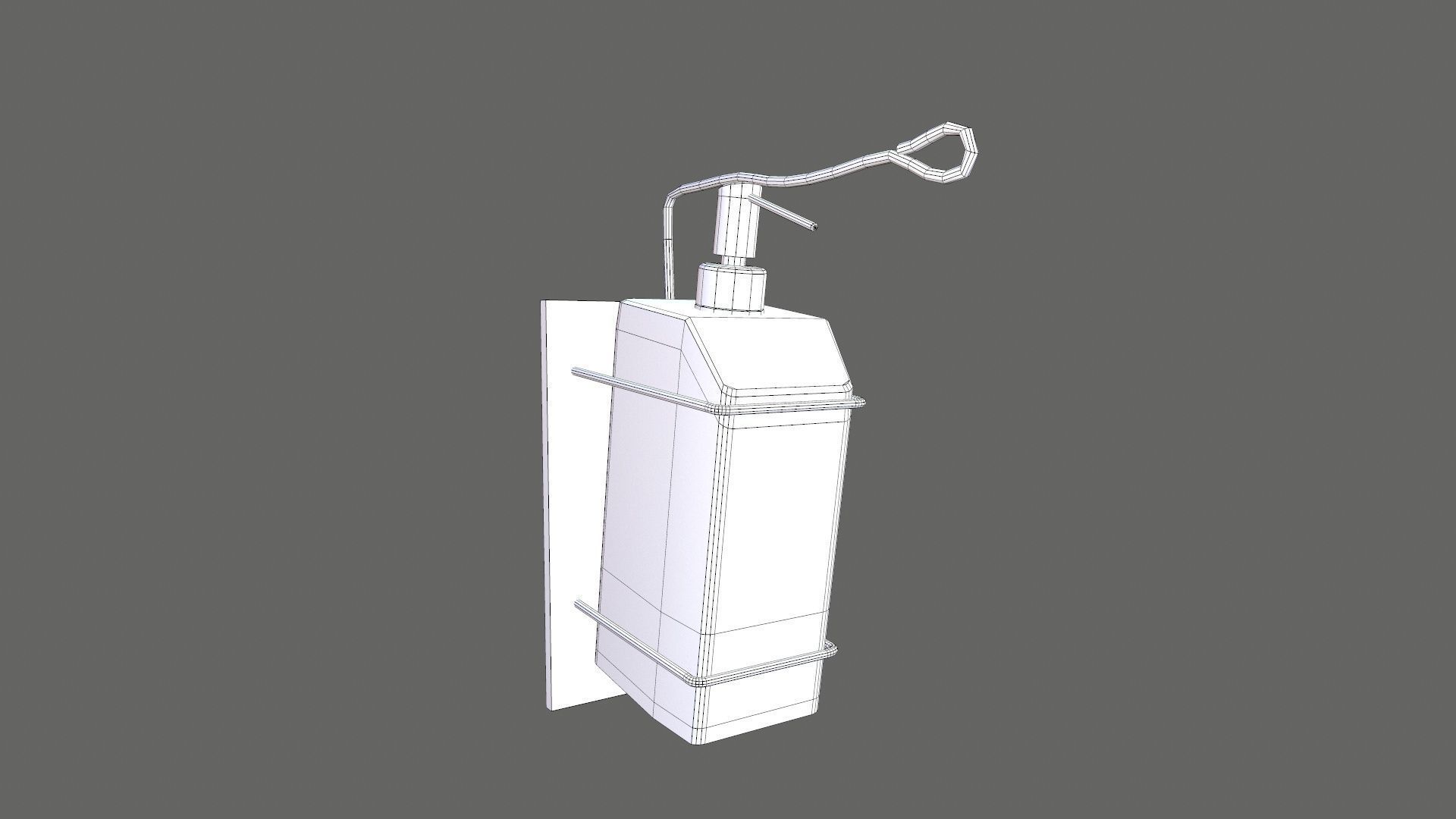 Sanitizer Low-poly 3D model_7