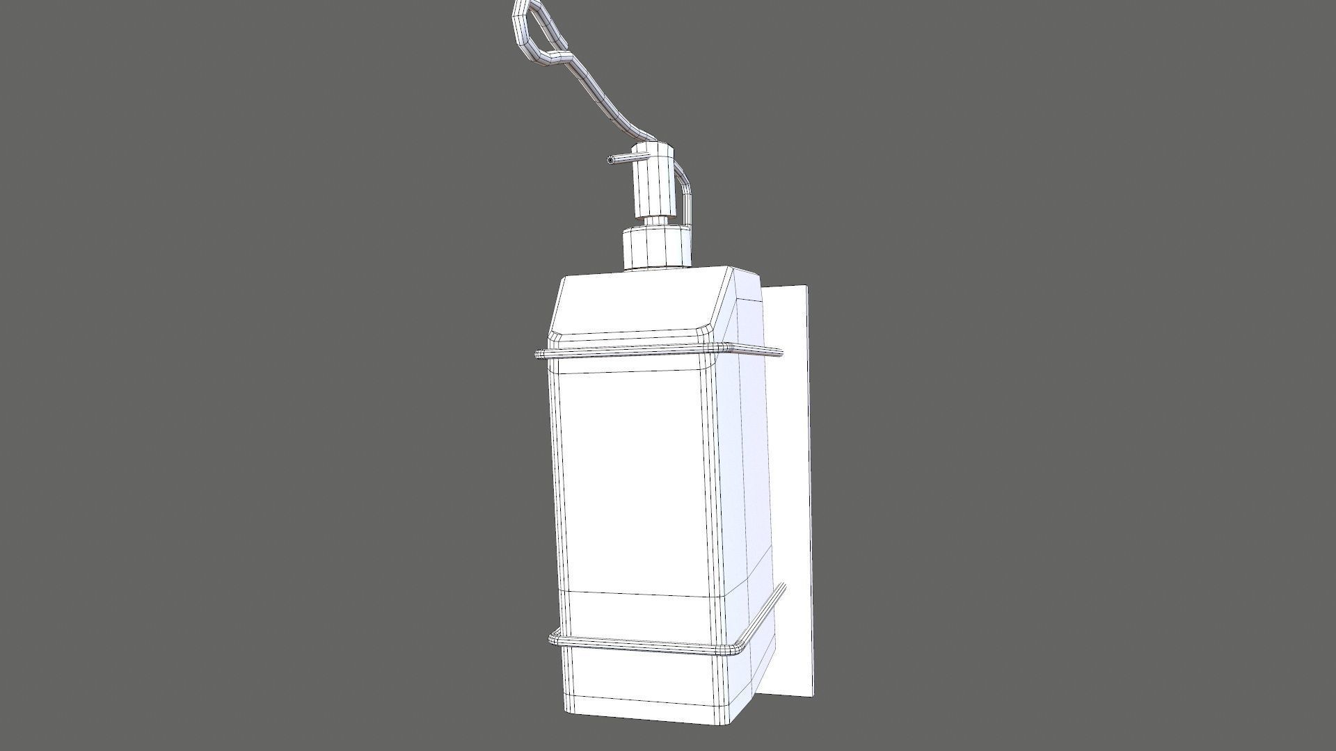 Sanitizer Low-poly 3D model_8