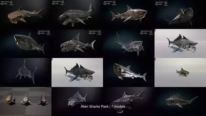 Alien Sharks Pack