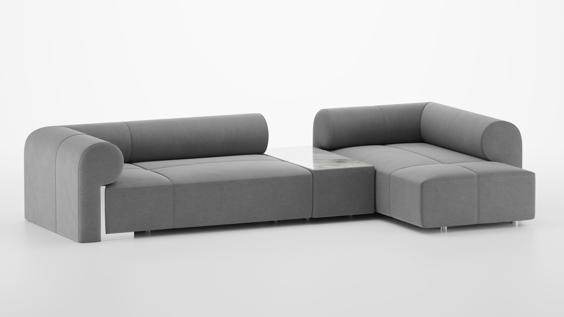 LONGHI Hug Modular Sofa 3D model_10