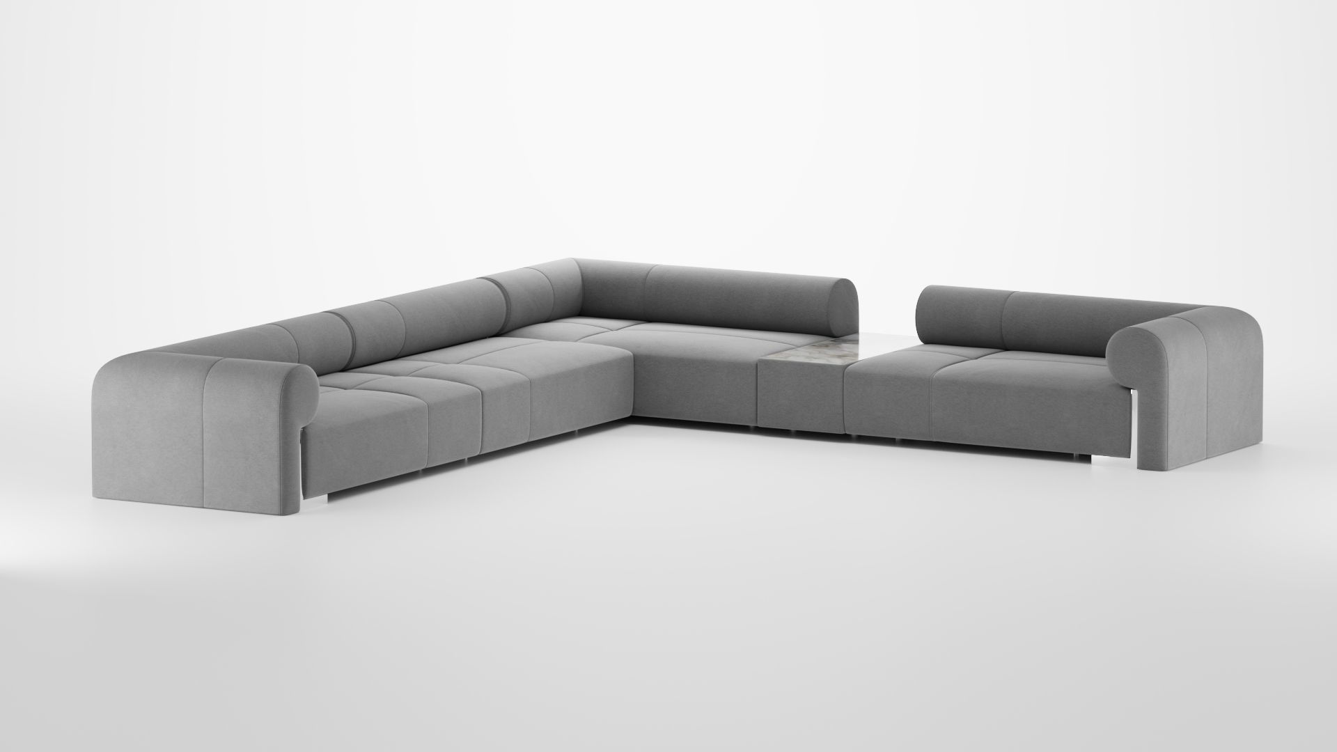 LONGHI Hug Modular Sofa 3D model_13