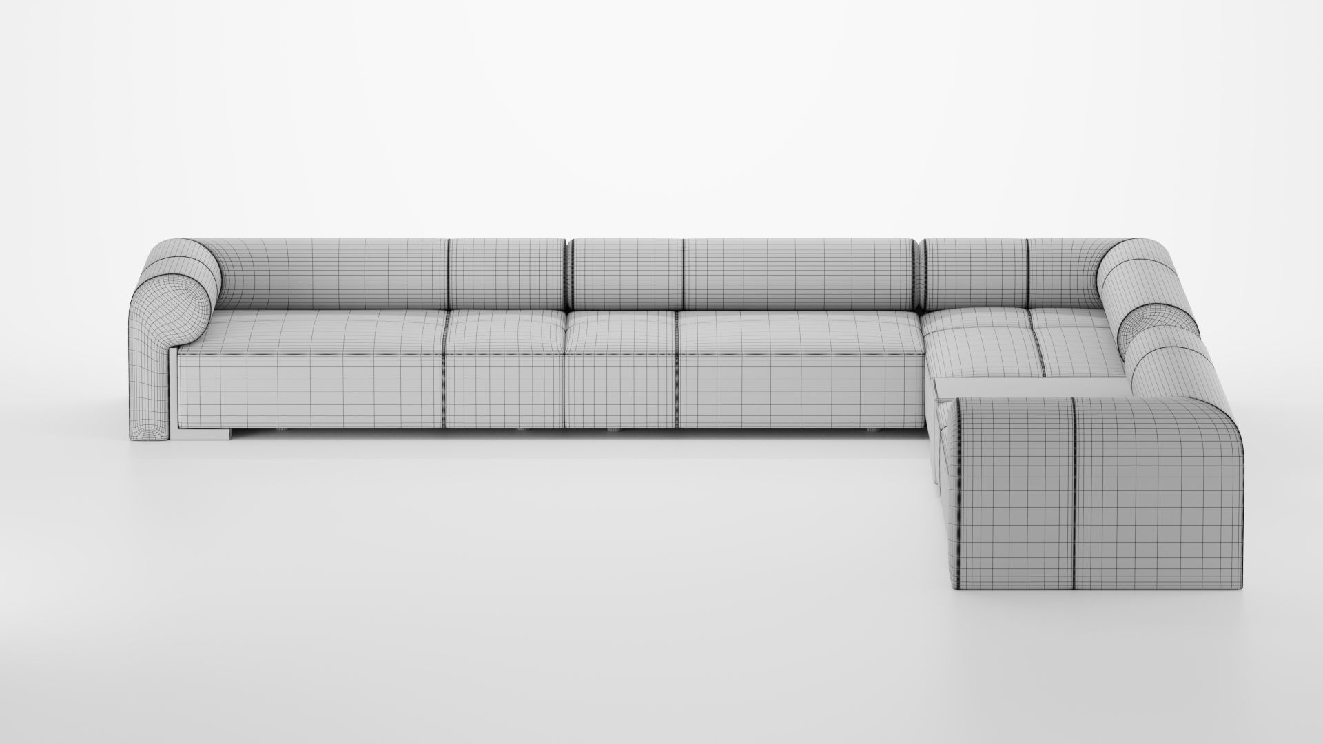 LONGHI Hug Modular Sofa 3D model_22