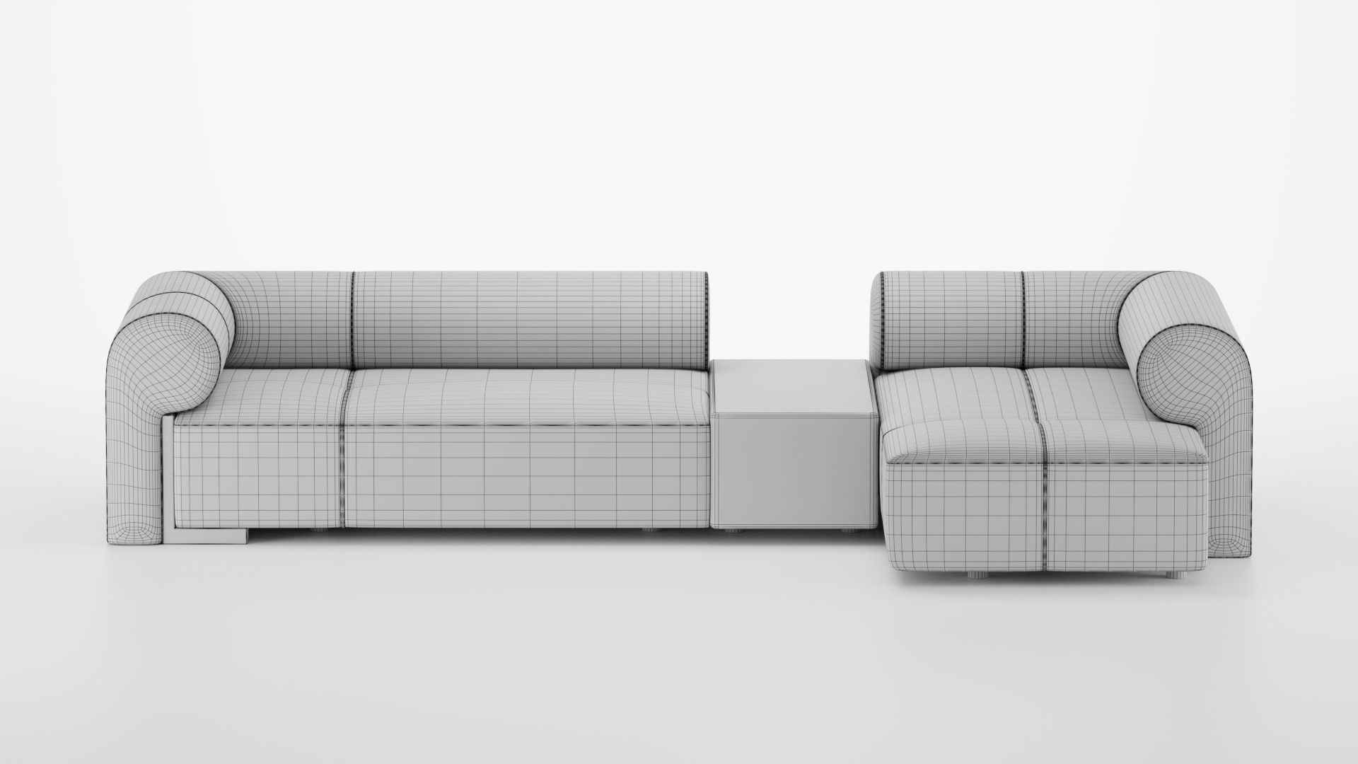 LONGHI Hug Modular Sofa 3D model_20