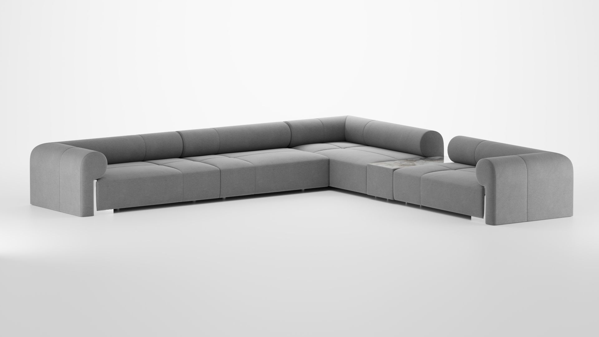 LONGHI Hug Modular Sofa 3D model_12