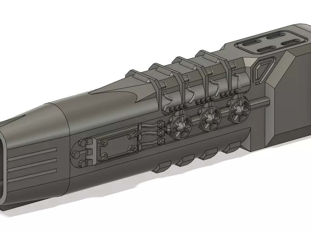 Plasma Cannon V2 3D print model_0