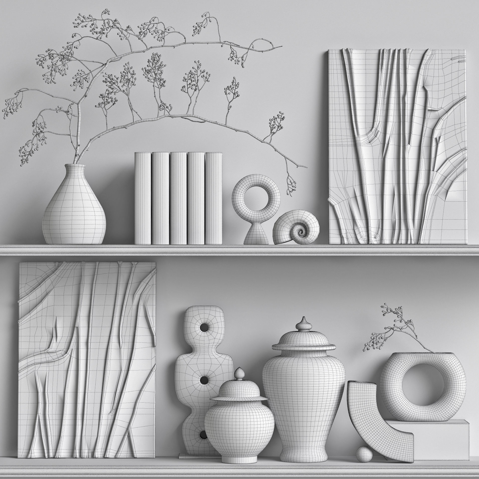 Decor Set 247 3D model_6