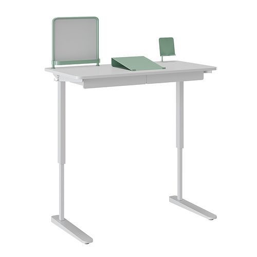 Ikea Relatera study desk with drawers 3D model