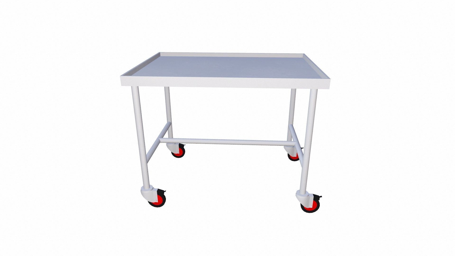 Transport Trolley Low-poly 3D model_8