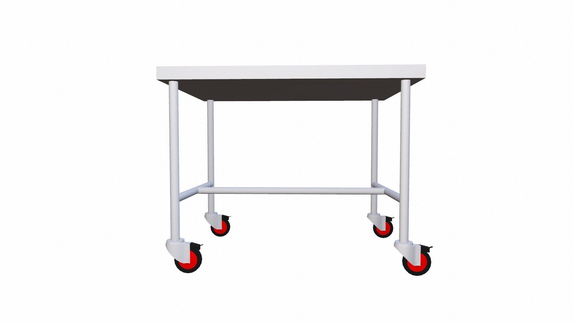 Transport Trolley Low-poly 3D model_2