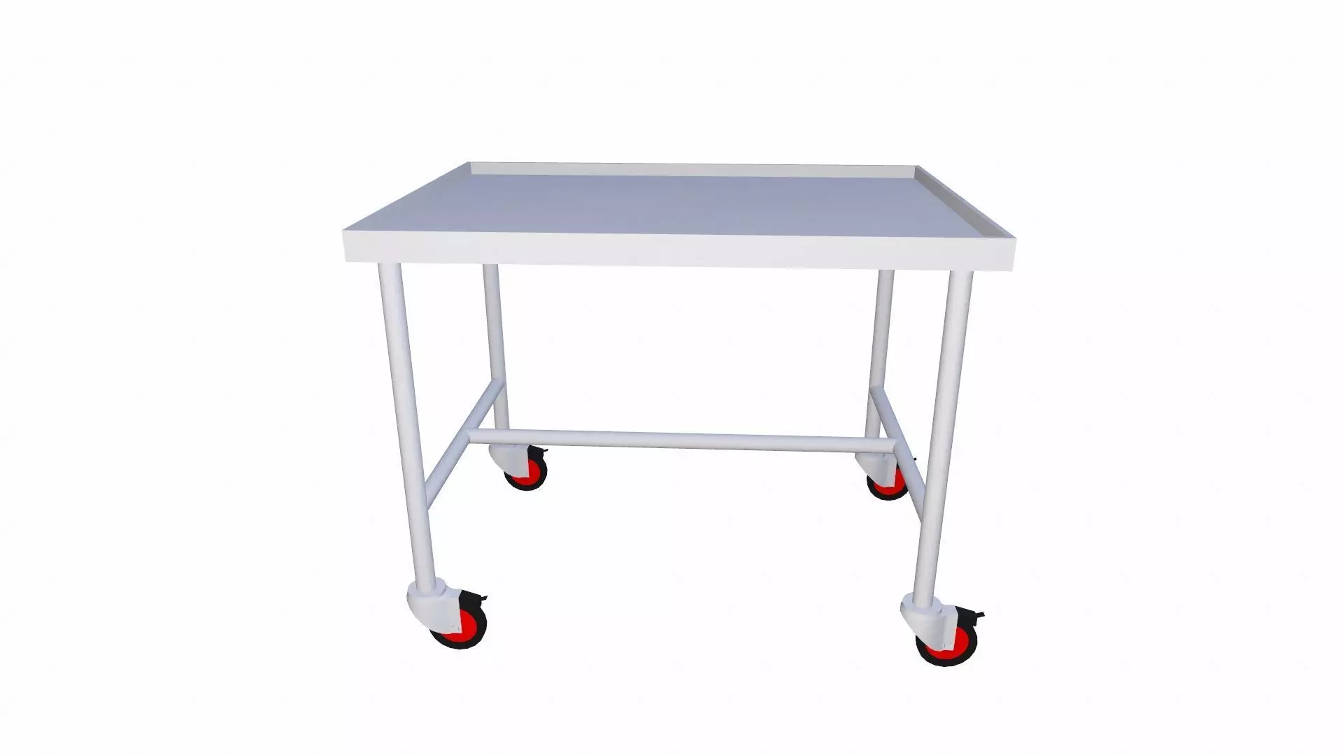 Transport Trolley Low-poly 3D model_0