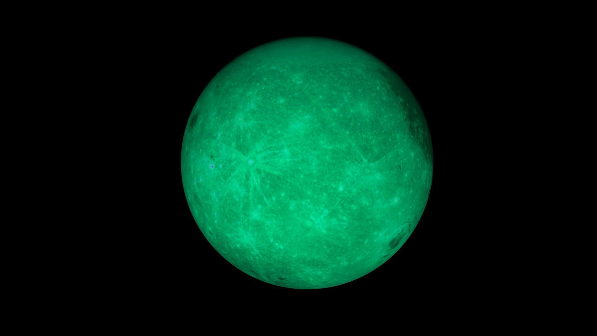 Turquoise Moon 3D model_6