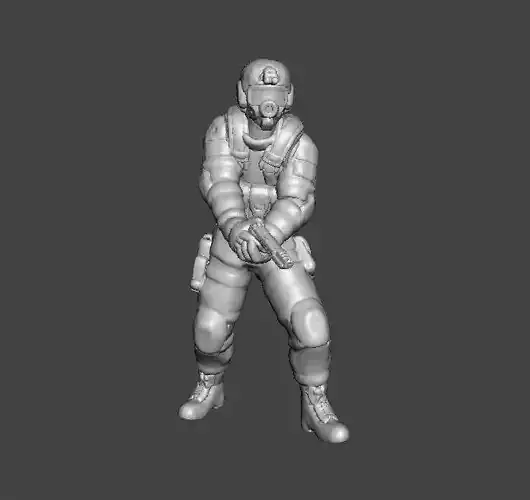 REORC NIGHTHAWK LONEWOLF OPERATOR MINIATURE HORROR FANTASY RPG 3D print model
