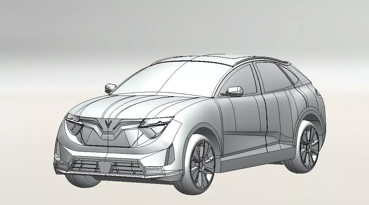 Vinfast VF8 3D print model