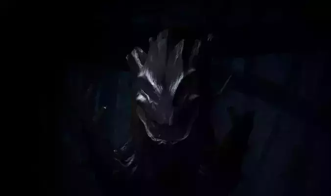 Monster Tree with face