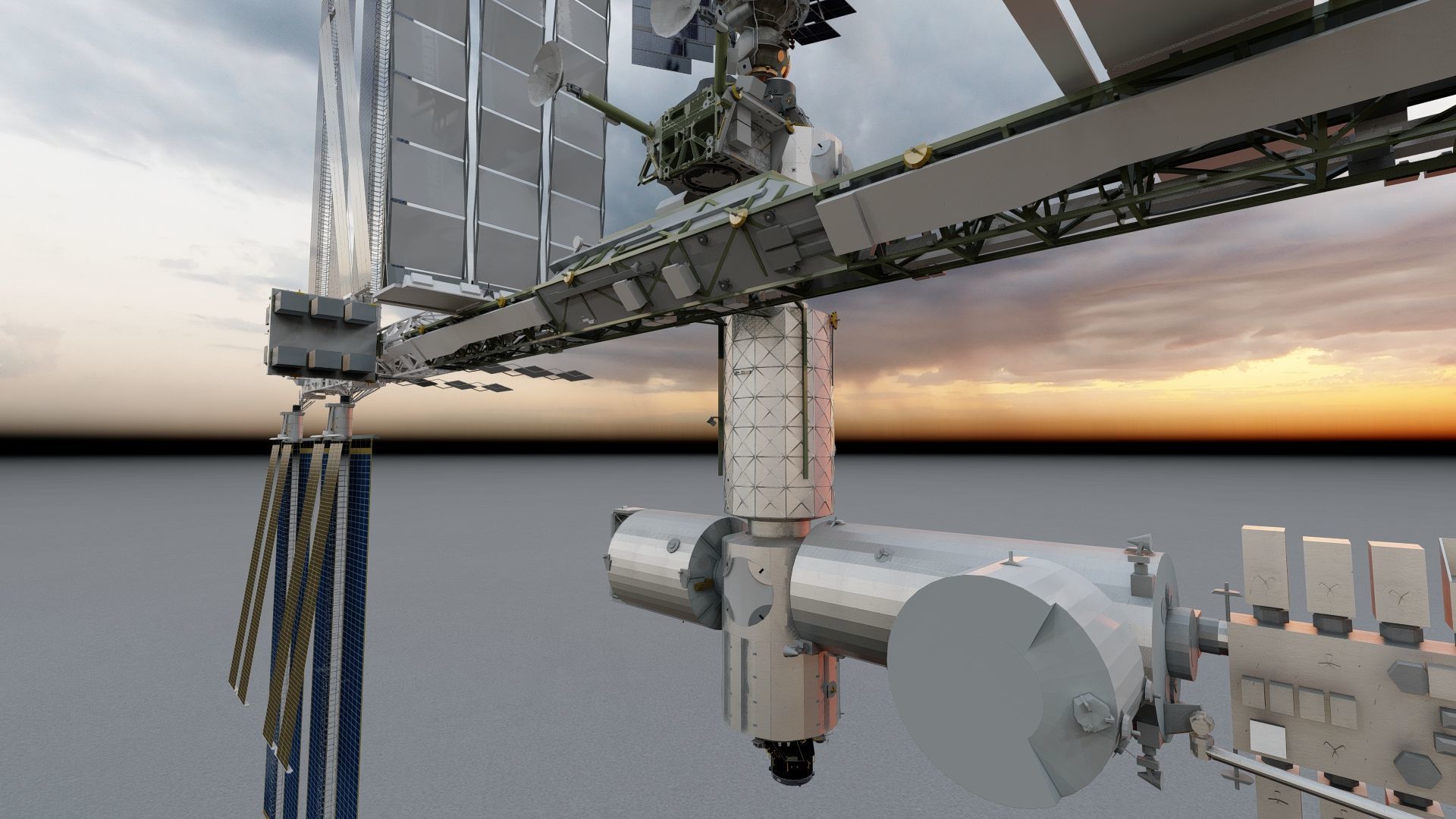 International Space Station ISS 3D model_35