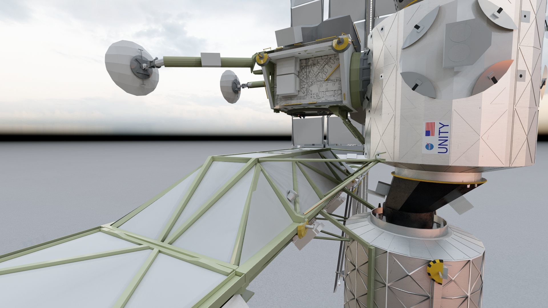 International Space Station ISS 3D model_42