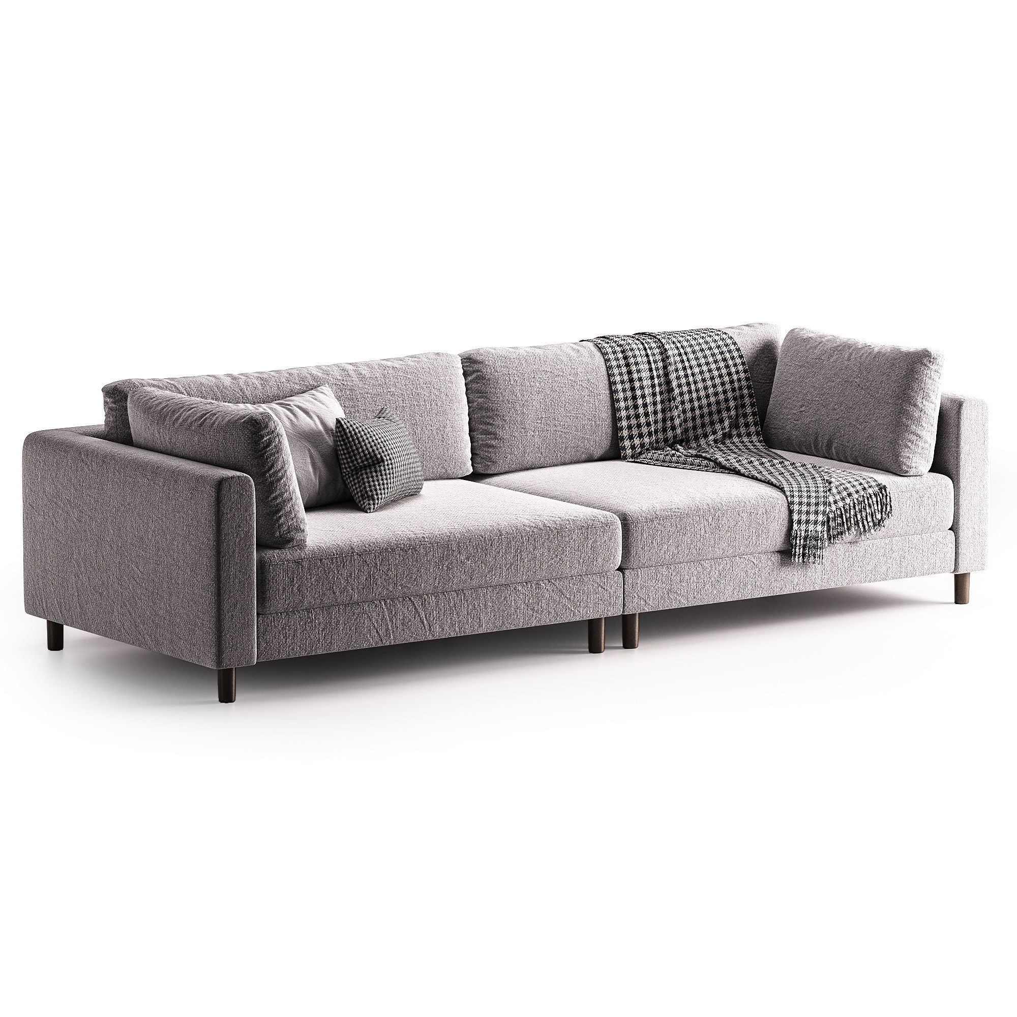 Assel Corduroy Sofa By wayfair 3D model_1