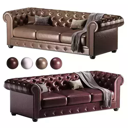 Freddie Leather Sofa By wayfair