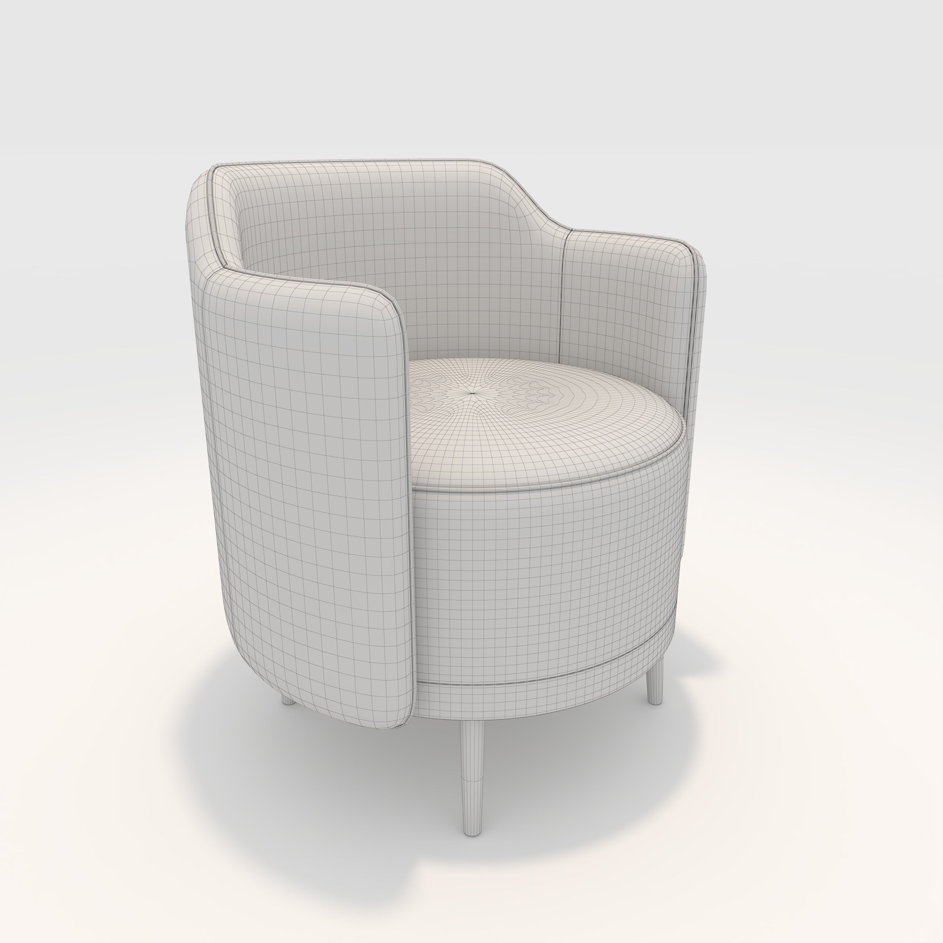 Armchair 30 3D model_1