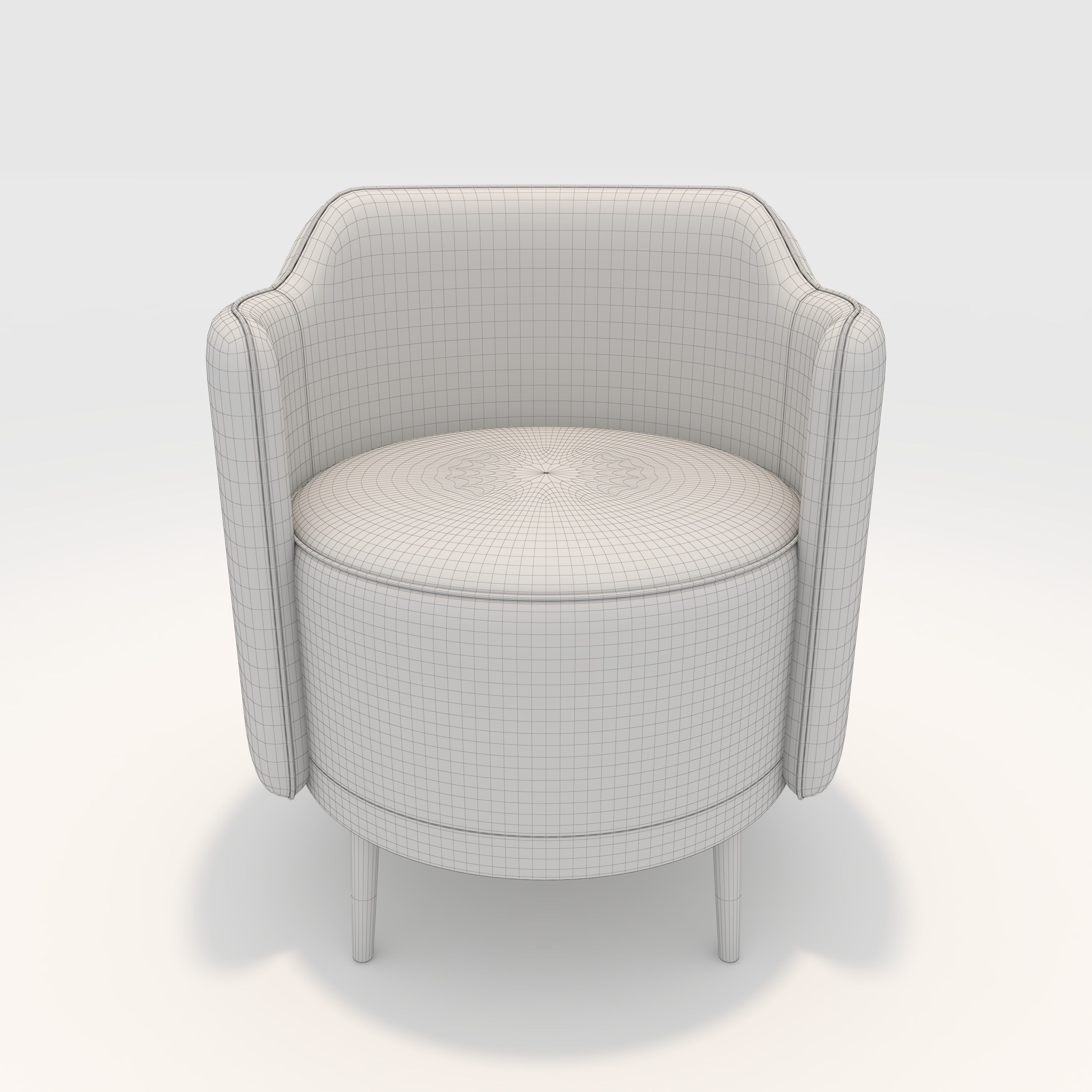 Armchair 30 3D model_3