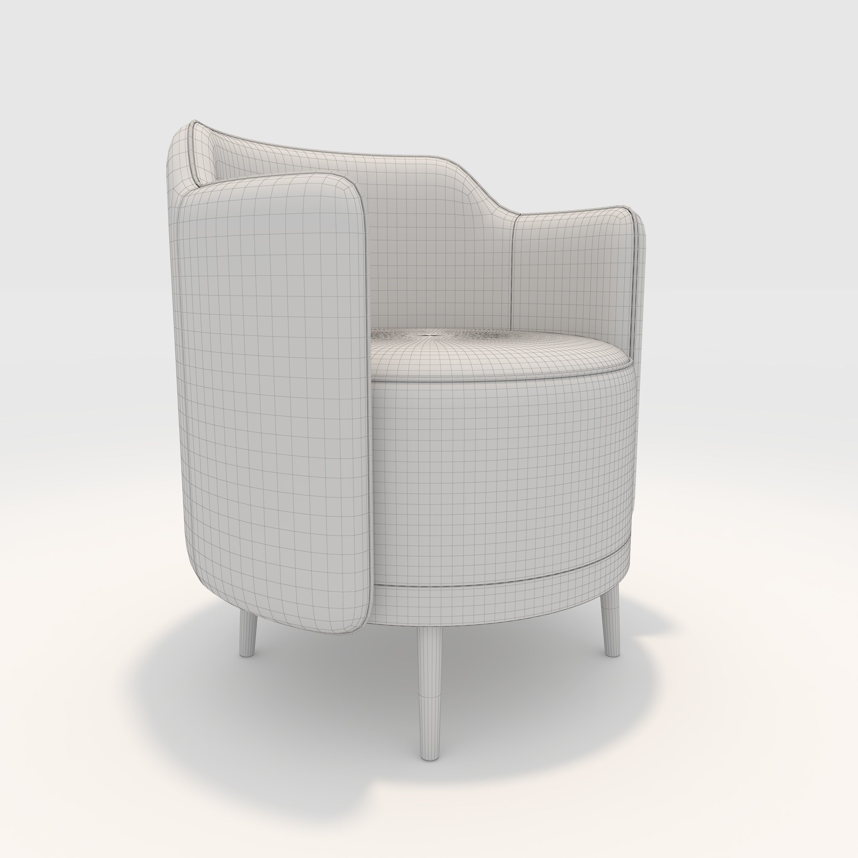 Armchair 30 3D model_9