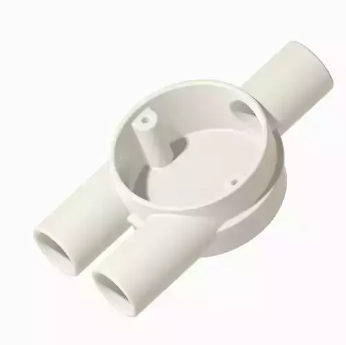 Three Way Junction Box 3D print model