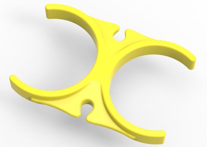Water Filter Clip 50mm 3D print model_69