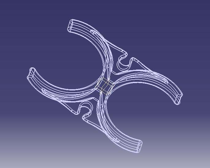 Water Filter Clip 50mm 3D print model_12