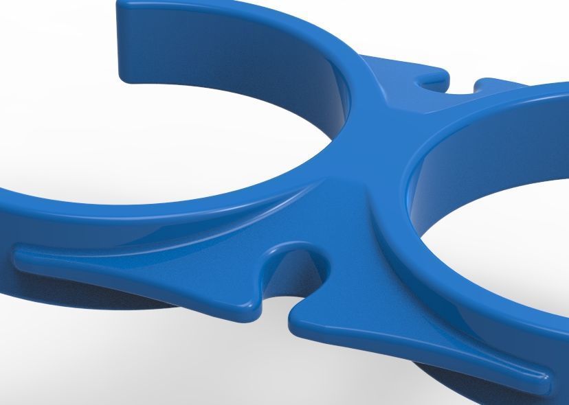 Water Filter Clip 50mm 3D print model_62