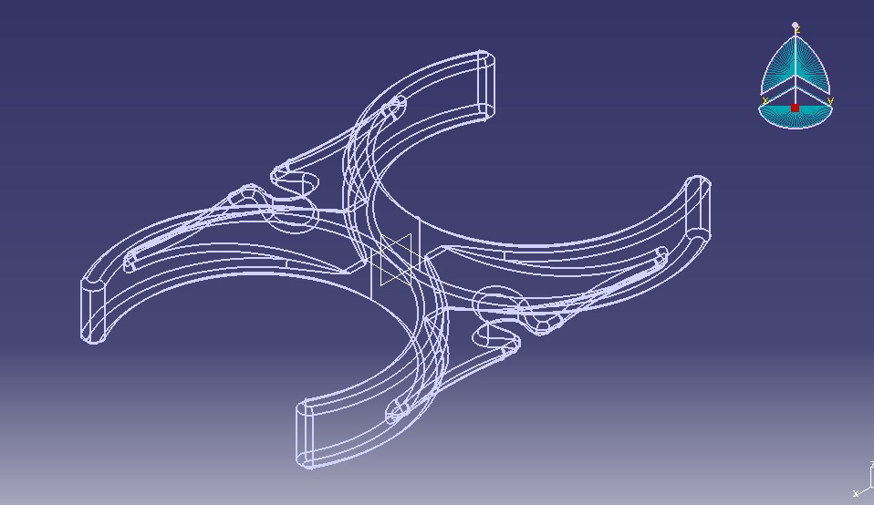 Water Filter Clip 50mm 3D print model_6