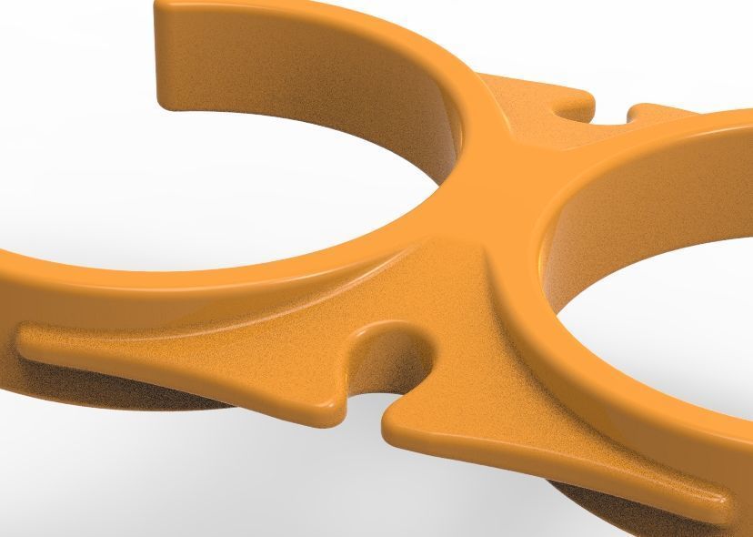 Water Filter Clip 50mm 3D print model_58