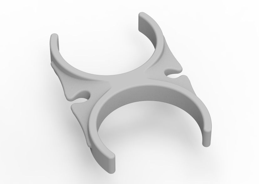 Water Filter Clip 50mm 3D print model_26