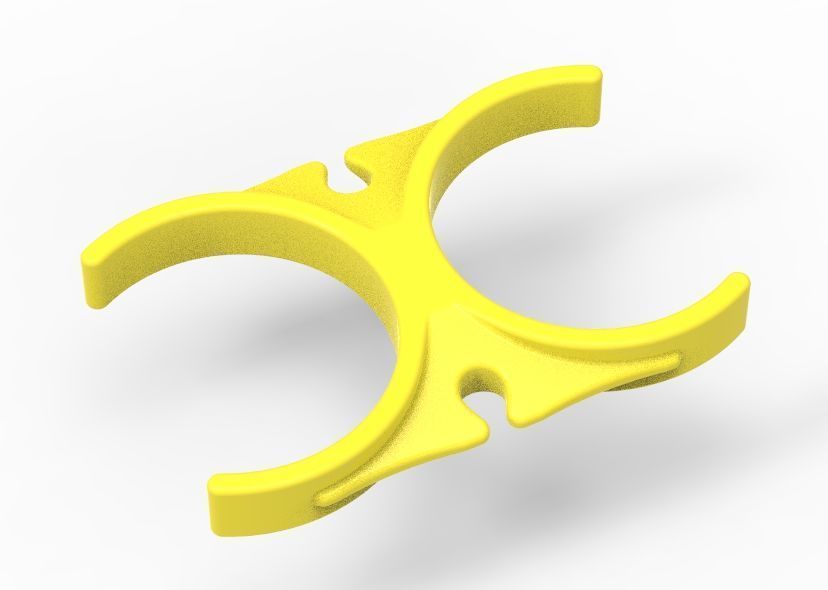 Water Filter Clip 50mm 3D print model_43